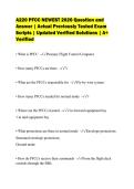 A220 PFCC NEWEST 2026 Question and&NewLine;Answer &vert; Actual Previously Tested Exam&NewLine;Scripts &vert; Updated Verified Solutions &vert; A&plus;&NewLine;Verified
