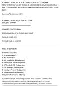 3CX BASIC CERTIFICATION &lpar;3CX&rpar; COMPLETE PRACTICE EXAM &vert; PBX&NewLine;ADMINISTRATION&comma; VoIP&comma; SIP TRUNKING & SYSTEM CONFIGURATION &vert; ORIGINAL&NewLine;PRACTICE QUESTIONS WITH DETAILED RATIONALES &vert; UPDATED 2026&sol;2027 STUDY&NewLine;GUIDE