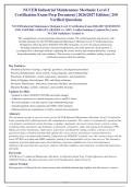 NCCER Industrial Maintenance Mechanic Level 2 to 4  Certification Exam Package deal