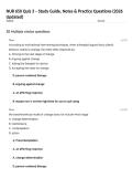 NUR 650 Quiz 3 &ndash; Study Guide&comma; Notes & Practice Questions &lpar;2026 Updated&rpar;