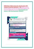 NR566 Week 4 Midterm Exam Due 22nd November 2025 &NewLine;Complete Actual Exam Questions 1- 100 NR566 Advanced &NewLine;Pharmacology For Care Of The Family NR 566 Midterm and &NewLine;Finals Examplify Online Proctored Exam Questions and &NewLine;Answers &vert; 100&percnt; Pass Guaranteed &vert; Grad