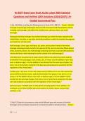 Nc BLET State Exam Study Guide Latest 2026 Updated &NewLine;Questions and Verified 100&percnt; Solutions &lpar;2026&sol;2027&rpar; &vert;A&plus; &NewLine;Graded Guaranteed Pass 