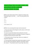CSLB B PRACTICE EXAMINATION 2026&NewLine;QUESTIONS WITH ANSWERS&NewLine;GUARANTEED TO PASS