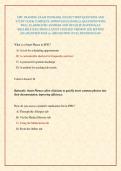 EPIC TRAINING EXAM TESTBANK 2026&sol;2027 PREP QUESTIONS AND STUDY GUIDE COMPLETE APPROVED EXAM REAL QUESTIONS WITH WELL ELABORATED ANSWERS AND DETAILED RATIONALES &lpar;RELIABLE SOLUTIONS&rpar; LATEST UPDATED VERSION 2026 EDITION &vert;GUARANTEED PASS A&plus; &lpar;BRAND NEW&excl;&rpar; FULL 