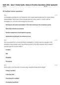 NUR 306 &ndash; Quiz 5 Study Guide&comma; Notes & Practice Questions &lpar;2026 Updated&rpar;