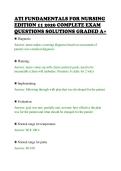 ATI&lowbar;FUNDAMENTALS&lowbar;FOR&lowbar;NURSING&lowbar;EDITION&lowbar;11&lowbar;2026&lowbar;COMPLETE&lowbar;EXAM&lowbar;QUESTIONS
