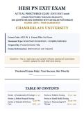 HESI PN Exit Exam 2026 Complete Q&A&colon; 200 Questions with Verified Answers & Detailed Rationales &vert; Fundamentals&comma; Med-Surg&comma; Maternal & Newborn&comma; Pediatrics&comma; Mental Health&comma; Pharmacology & IV Therapy &vert; Chamberlain University