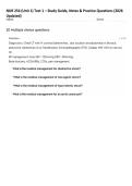 NUR 254 &lpar;Unit 1&rpar; Test 1 &ndash; Study Guide&comma; Notes & Practice Questions &lpar;2026 Updated&rpar;