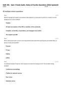 NUR 306 &ndash; Quiz 3 Study Guide&comma; Notes & Practice Questions &lpar;2026 Updated&rpar;
