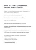 MGMT 451 Exam 1 Questions And Accurate Answers Rated A&plus;&NewLine;&NewLine;