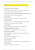 PMH-BC 2 Exam Questions and Answers 