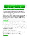WGU C213 Accounting for Decision Makers Final OA Exam Actual Exam 2026&sol;2027 &ndash; Comprehensive Test with Detailed Rationales &vert; 100&percnt; Verified &vert; Pass Guaranteed &ndash; A&plus; Graded