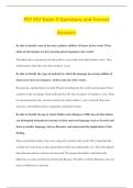 PSY 357 Exam 3 Questions and Correct &NewLine;Answers 
