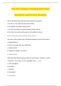 PSY-357 LifeSpan Development Exam &NewLine;Questions and Correct Answers