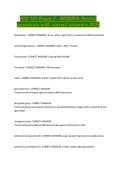 BIO 101 Exam 2 - WODIKA &lpar;terms&rpar; questions with correct answers 2026