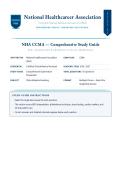 NHA CCMA Study Guide 2026&sol;2027  National Healthcareer Association &vert; Complete Exam Prep with  Verified Q&A and Detailed Rationales &vert; Certified Clinical Medical Assistant  Patient Care&comma; Phlebotomy &vert; A&plus; Graded