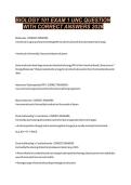 BIOLOGY 101 EXAM 1 UNC QUESTION WITH CORRECT ANSWERS 2026