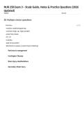 NUR 258 Exam 3 &ndash; Study Guide&comma; Notes & Practice Questions &lpar;2026 Updated&rpar;