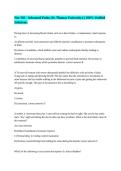 Nur 502 - Advanced Patho &lpar;St&period; Thomas University&rpar; &vert;&vert; 100&percnt; Verified Solutions&period;