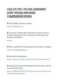 CSLB C10 TEST 1 120 2026 ASSESSMENT&NewLine;SCRIPT DETAILED RESPONSES&NewLine;COMPREHENSIVE REVIEW