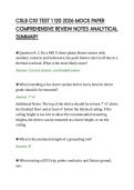 CSLB C10 TEST 1 120 2026 MOCK PAPER&NewLine;COMPREHENSIVE REVIEW NOTES ANALYTICAL&NewLine;SUMMARY