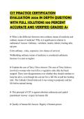CST PRACTICE CERTIFICATION&NewLine;EVALUATION 2026 IN DEPTH QUESTIONS&NewLine;WITH FULL SOLUTIONS 100 PERCENT&NewLine;ACCURATE AND VERIFIED GRADED A&plus;&NewLine;