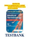 Updated&sol;Latest Medical Terminology&colon; A Short Course 9th Edition Davi-Ellen Chabner Test Bank Complete All Chapters Comprehensive Medical Language Resource Practice Questions Answers Rationales Word Parts Prefixes Suffixes Clinical Terminology NCLEX Allied 