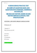 GED Science Practice Test 2026-2027&colon; 250&plus; Questions for GED Science Exam