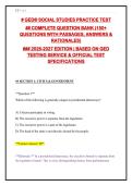 GED Social Studies Practice Test 2026-2027&colon; 180&plus; Questions for GED Social Studies Exam