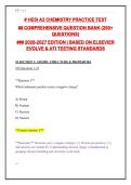 HESI A2 Chemistry Practice Test 2026-2027&colon; 250&plus; Questions for HESI Chemistry Exam