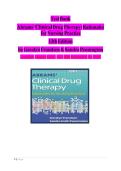 Updated&sol;Latest Abrams' Clinical Drug Therapy Rationales for Nursing Practice Test Bank Complete All Chapters Comprehensive Nursing Pharmacology Resource Practice Questions Answers Rationales Medication Administration NCLEX Review Study Guide For Nu