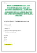 HESI A2 Grammar Practice Test 2026-2027&colon; 250&plus; Questions for HESI Grammar Exam