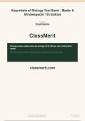 Essentials of Biology Test Bank &vert; Mader &&NewLine;Windelspecht 7th Edition&NewLine;