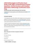 ARCB Reflexologist Certification Exam Study Guide 2026 &vert; Comprehensive Practice Questions&comma; Verified Answers with Detailed Rationales &vert; Reflexology Certification Exam Prep