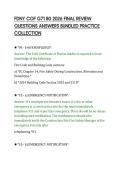 FDNY COF G71 80 2026 FINAL REVIEW&NewLine;QUESTIONS ANSWERS BUNDLED PRACTICE&NewLine;COLLECTION&NewLine;