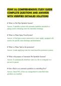 FDNY S12 COMPREHENSIVE STUDY GUIDE&NewLine;COMPLETE QUESTIONS AND ANSWERS&NewLine;WITH VERIFIED DETAILED SOLUTIONS&NewLine;