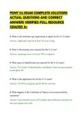 FDNY S12 EXAM COMPLETE SOLUTIONS&NewLine;ACTUAL QUESTIONS AND CORRECT&NewLine;ANSWERS VERIFIED FULL RESOURCE&NewLine;GRADED A&plus;