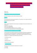 NR 511 Advanced Health Assessment Final Exam Study Guide with Practice Questions&comma; Detailed Rationales&comma; and Comprehensive Nursing Review