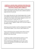 COMPTIA A&plus; 220-1001 CORE 1 CERTIFICATION PRACTICE EXAM QUESTIONS AND VERIFIED DETAILED SOLUTIONS &lpar; MULTIPLE CHOICES&rpar; &vert;100&percnt; CORRECT&excl;&excl;