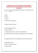 ABO PRACTICE TEST QUESTIONS AND VERIFIED DETAILED SOLUTIONS &lpar; MULTIPLE CHOICES&rpar; &vert;100&percnt; CORRECT&excl;&excl;