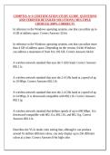 COMPTIA A&plus;&reg; CERTIFICATION STUDY GUIDE  QUESTIONS AND VERIFIED DETAILED SOLUTIONS &lpar; MULTIPLE CHOICES&rpar; &vert;100&percnt; CORRECT&excl;&excl;