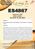 ECS4867 Assignment 2 &lpar;COMPLETE ANSWERS&rpar; 2026 - DUE July 2026