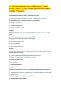 D755 Assessment for Special Education Practice Exam &mdash; Core Concept Review Foundations&comma; Ethics&comma; & Legal Principles&period;pdf&NewLine;&NewLine;