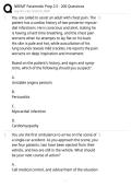 NREMT Paramedic Prep - 200 Questions Actual Exam &lpar;Latest 2025 &sol; 2026 Update&rpar; Questions and Verified Answers &vert; 100&percnt; Correct &vert; Grade A&plus;