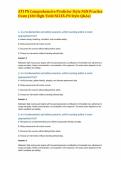 ATI PN Comprehensive Predictor Style NGN Practice Exam &lpar;180 High-Yield NCLEX-PN Style Q&As&rpar;&period;pdf&NewLine;&NewLine;