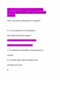 Red Cross Lifeguarding Multiple Choice 2026&sol;2027&vert; with all answers correct