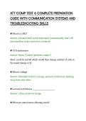 ATT COMP TEST 6 COMPLETE PREPARATION&NewLine;GUIDE WITH COMMUNICATION SYSTEMS AND&NewLine;TROUBLESHOOTING SKILLS