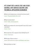 ATT COMP TEST 6 MOCK TEST AND STUDY&NewLine;MATERIAL WITH SERVICE DELIVERY AND&NewLine;TECHNICAL APPLICATION SCENARIOS