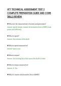 ATT TECHNICAL ASSESSMENT TEST 2&NewLine;COMPLETE PREPARATION GUIDE AND CORE&NewLine;SKILLS REVIEW