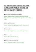 ATT TEST 2 EXAM MOCK TEST AND STUDY&NewLine;MATERIAL WITH PROBLEM-SOLVING AND&NewLine;SERVICE DELIVERY QUESTIONS